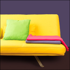 Photo of a used sofa.